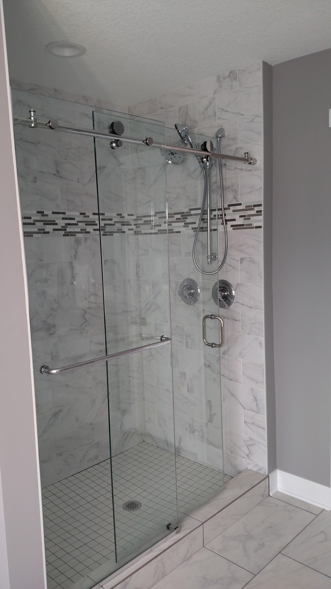 3648 Landings Glass Barn Doors for the Shower2