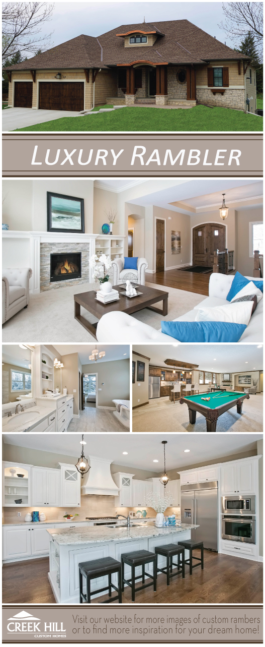 6412 Luxury Rambler Creek Hill Custom Homes MN