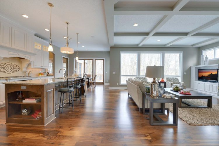 Great Room Kitchen Creek Hill