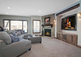 Lower Level Living Room   Creek Hill