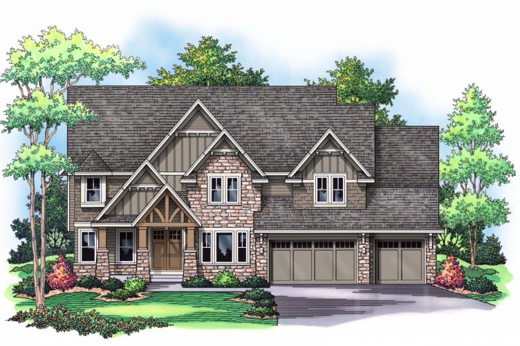 Creek Hill 3631 Landings Drive Chanhassen Front Model Home