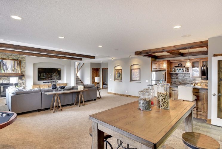 Lower Level Creek Hill Custom Homes 5425