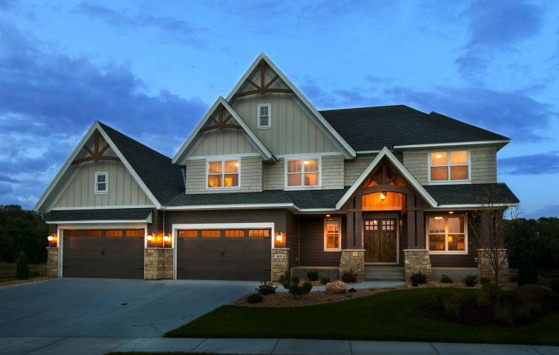 5680 Comstock Creek Hill Custom Home Exterior