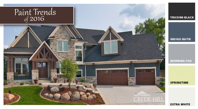 2016 Paint Trends CreekHillCustomHomes