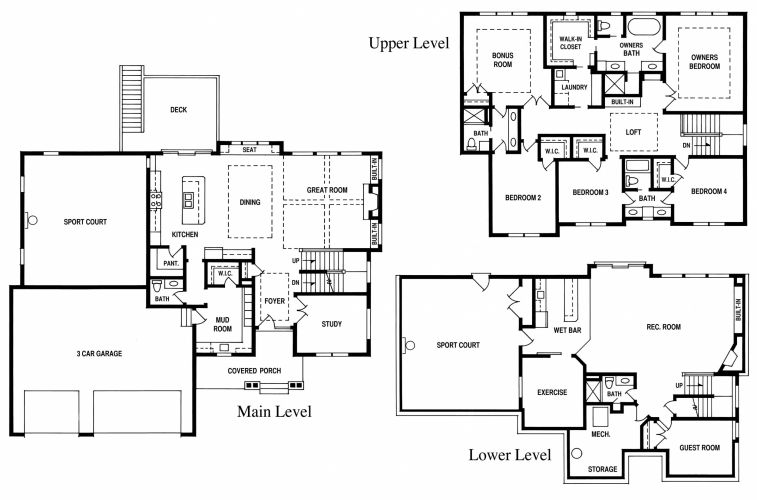 5650 Archer Lane Plymouth Home Creek Hill Floorplan