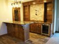 Lower Level Custom Bar 16515 Creek Hill Custom Home Builder