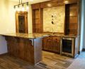 Lower Level Custom Bar 16515 Creek Hill Custom Home Builder