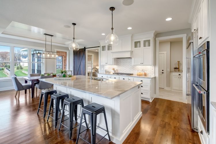 5665 Archer Creek Hill Custom Homes Kitchen Bar