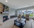 Creek Hill Custom Homes Living Room Fireplace Web