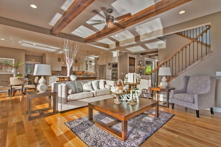Great Room Creek Hill Custom Homes 3641 Landings