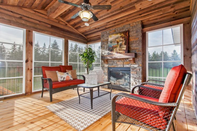 Sun Room Creek Hill Custom Homes 3641 Landings