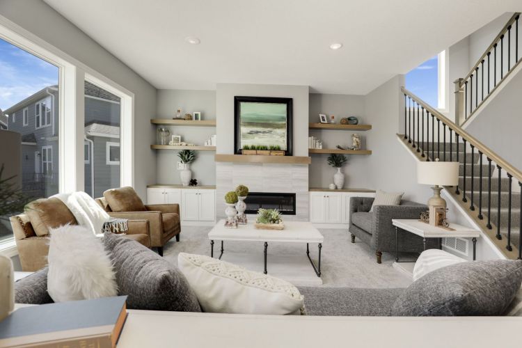 Great Room7 18447 75th Creek Hill Custom Homes Maple Grove