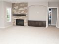 MN Lower Level Fireplace 6350 Ranier Creek Hill Custom Homes