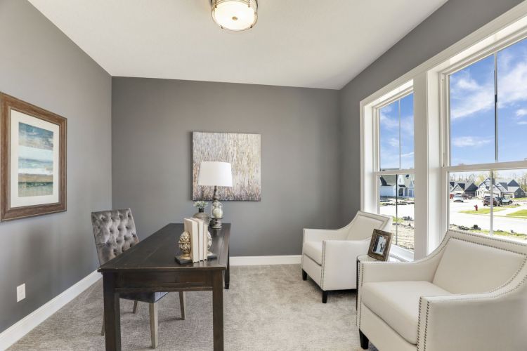 Main Floor Den 18447 75th Creek Hill Custom Homes Maple Grove 4