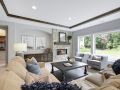 Rec Room Fire Place Creek Hill Custom Homes 6510 Excelsior MN