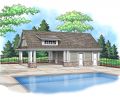 Maple Brook pool house color